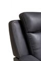 Navy Leather Power Reclining Sofa-1
