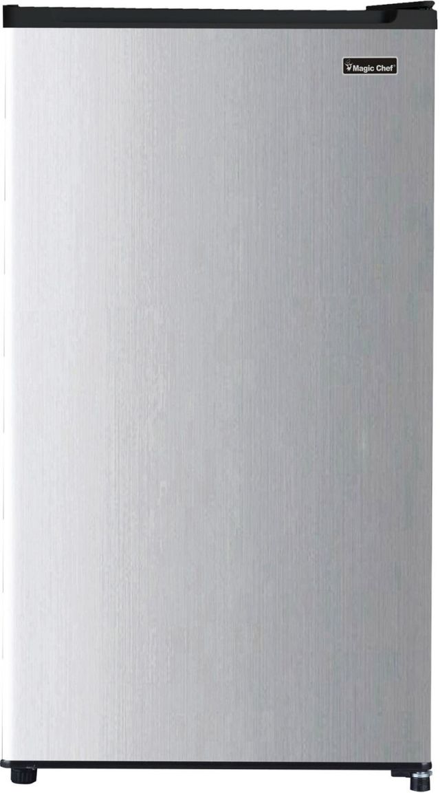 Magic Chef® 3.2 Cu.Ft. Platinum Steel Compact Refrigerator