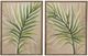 Bassett Mirror Burlap Palm Frond I Framed Print Wall Art-2