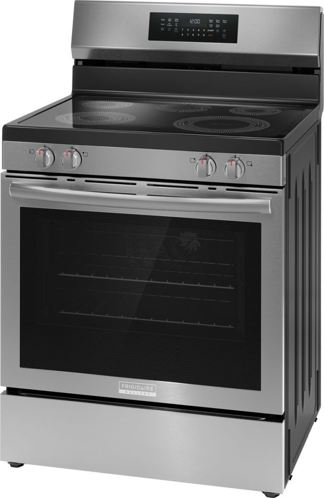 Frigidaire Gallery® 30” Stainless Steel Freestanding Rear Control Electric Range with AirFry-3