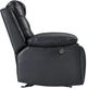 New Classic® Home Furnishings Nikko Black/Gray Power Reclining Console Loveseat-4