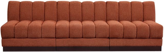 Meridian Furniture Quinn 3-Piece Cognac Modular Armless Sofa-1