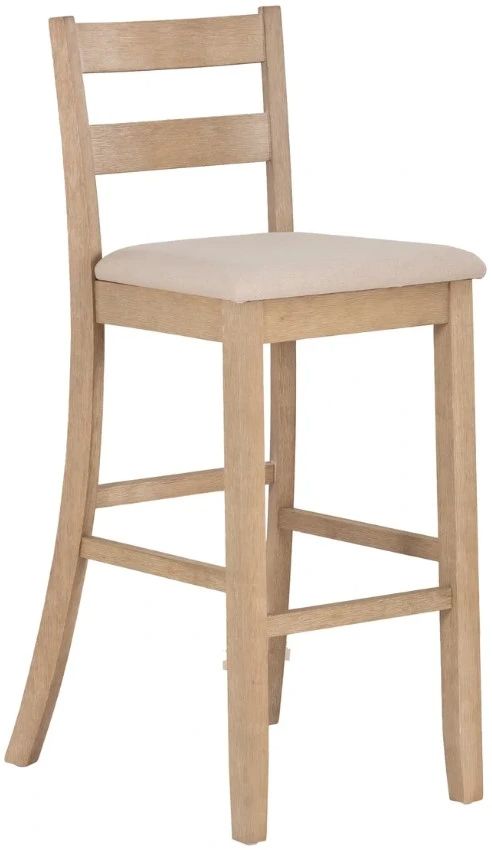 Linon Torino Gray Wash Soho Bar Stool-0