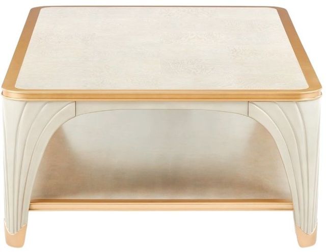 Michael Amini® La Terrazza Silver Mist Rectangular Cocktail Table-2