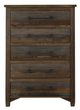 International Furniture Direct Town Brown/Gray Chest-1