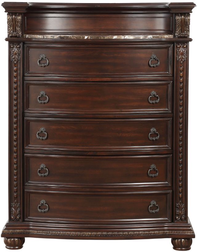 Homelegance® Cavalier Dark Cherry Chest-1