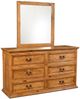 Horizon Home® El Paso Natural Wax Dresser and Mirror-0