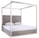 VIG Furniture Modrest Arlene 3-Piece Gray/Silver Eastern King Bedroom Set-0