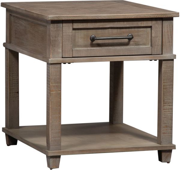 Liberty Furniture Parkland Falls 3-Piece Weathered Taupe Optional Occasional Table Set-3