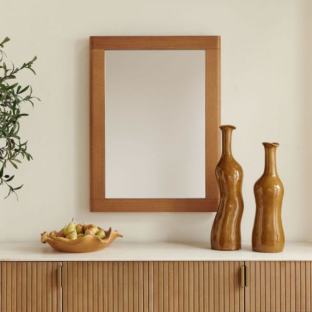 Uttermost® Bishop Gunstock Oak Mirror-2