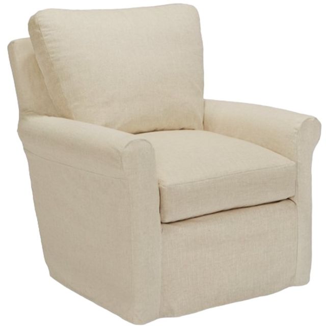 Four Seasons Customizable Callie Extra Large Slipcovered Swivel Glider -0