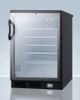 Accucold® by Summit® Nutrition Center Series 5.5 Cu. Ft. Black Beverage Center-1