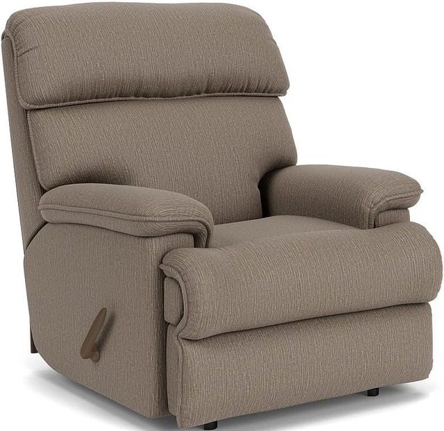 Flexsteel® Geneva Brown Pewter Manual Rocking Recliner-0
