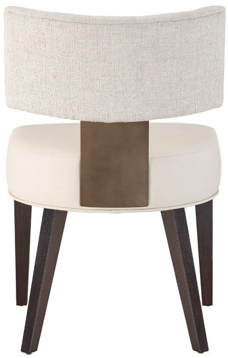 Universal Explore Home™ Loleta Dark Walnut/Endurance Sand Dining Side Chair-3