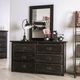 Furniture of America® Ampelios Wire-Brushed Black Dresser-1
