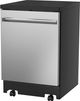 GE® 24" Stainless Steel Portable Dishwasher with Sanitize Cycle-5