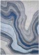 KAS Rugs Illusions Blue/Gray Marble 5'x8' Area Rug-0