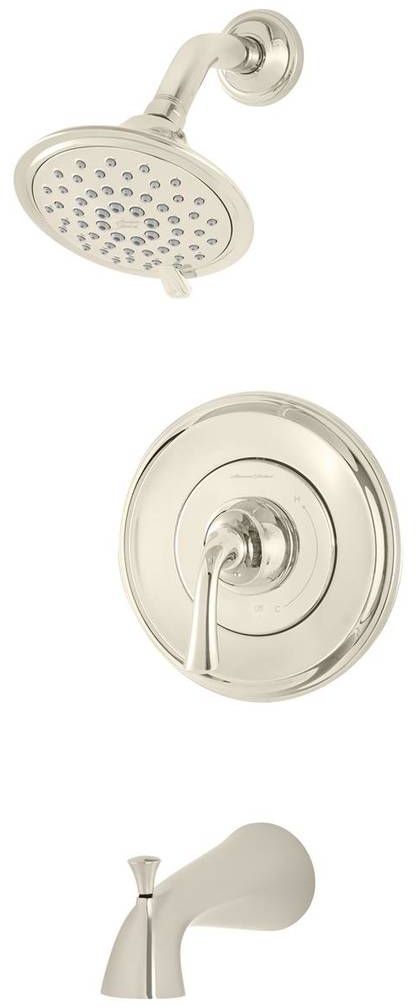 American Standard Patience® Polished Nickel Tub and Shower Trim Kit with Pressure Balance Cartridge-1