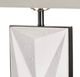 Crestview Collection Rylan Brushed Gunmetal/White Table Lamp-3