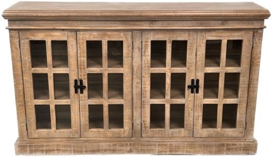 Million Dollar Rustic Courtland Brown Console-0