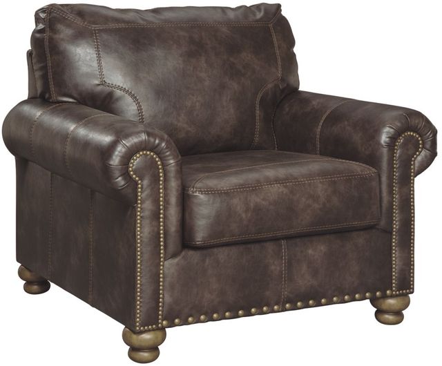 Signature Design by Ashley® Nicorvo 2-Piece Coffee Chair and Ottoman Set-1