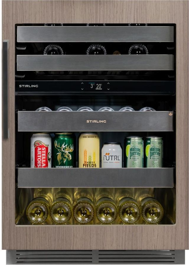 Stirling 24" 5.3 Cu. Ft. Panel Ready Built In Beverage Center-1