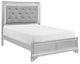 Homelegance® Anatole Gray/Silver Queen Panel Bed-0