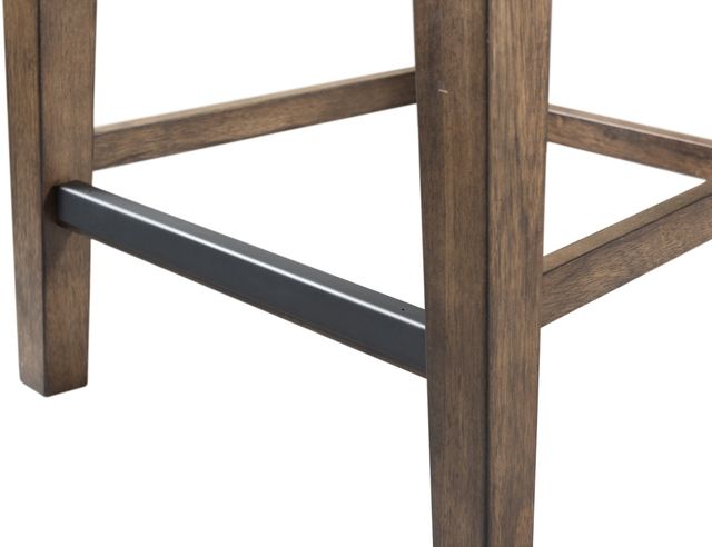 Intercon Whiskey River Gunpowder Gray Stool-2
