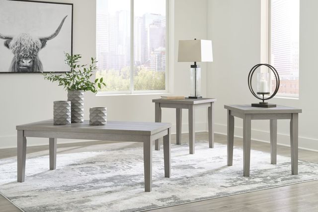 Signature Design by Ashley® Loratti 3 Piece Gray Occasional Table Set-3