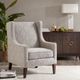 Olliix by Madison Park Beige/Natural Barton Wing Chair-4