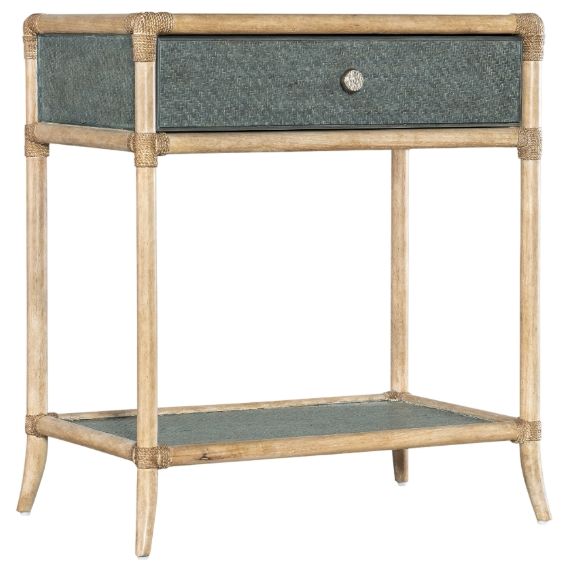 Hooker® Furniture Retreat Dune/Blue Bedside Table-0