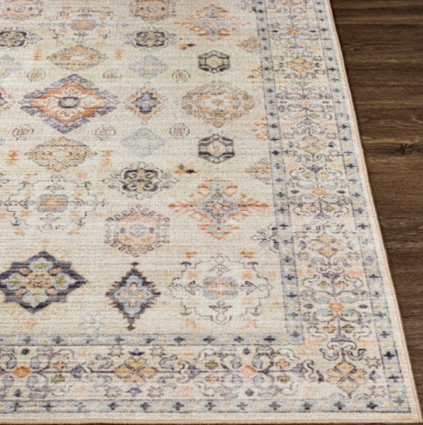 Surya Leicester Light Beige 4'x6' Area Rug-1