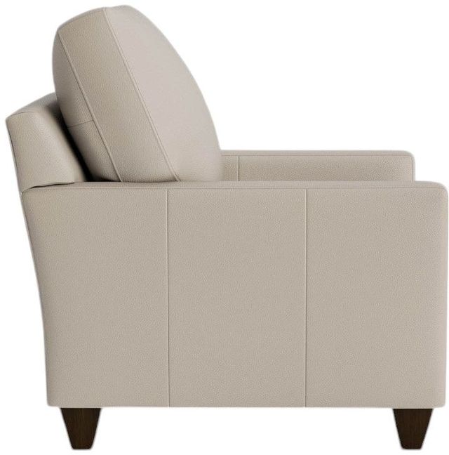 Bassett® Furniture Customizable Benchmade Premier Leather Track Arm Accent Chair-2