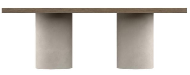 Bernhardt Casa Paros Playa Dining Table with White oak Base-3