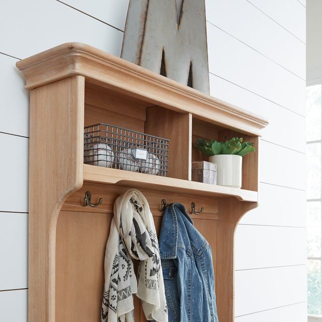 homestyles® Cambridge Whitewash Hall Tree-4