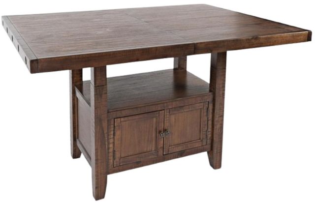 Jofran Inc. Mission Viejo Warm Brown High/Low Dining Table-0