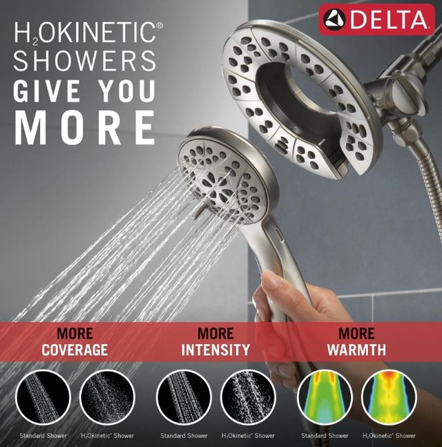 Delta Kayra® Monitor® 17 Series Stainless Two-in-One Tub and Shower Trim-4