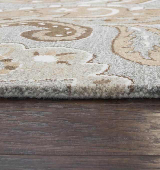 Rizzy Home Suffolk Gray 5'x8' Rectangular Rug-1