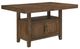 Steve Silver Co. Garland 7-Piece Distressed Toffee/Gray Counter Dining Table Set-2
