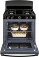 GE® 30" Black Freestanding Gas Range-3