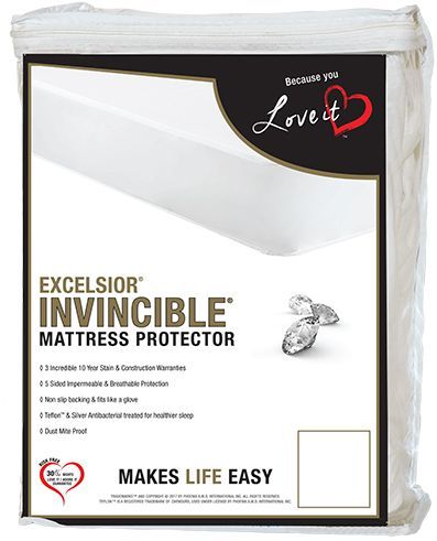 Excelsior® Invincible® 16" Profile Twin Mattress Protector-0