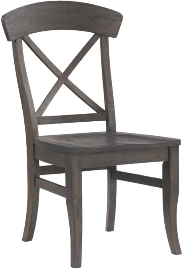 Riverside Furniture Harper 2-Piece Matte Black X-Back Dining Side Chair Set-1