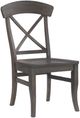 Riverside Furniture Harper 2-Piece Matte Black X-Back Dining Side Chair Set-1