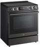 LG 30" Black Stainless Steel Smart Slide-In Induction Range with Probake Convection®-2