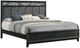 New Classic® Home Furnishings Obsidian Black Queen Panel Bed-0
