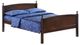 Night & Day Furniture™ Zest Bedroom Licorice Dark Chocolate Twin Panel Bed-0