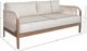 Meridian Furniture Maui Cream Aluminum/Fabric/Wooden Outdoor Loveseat-4