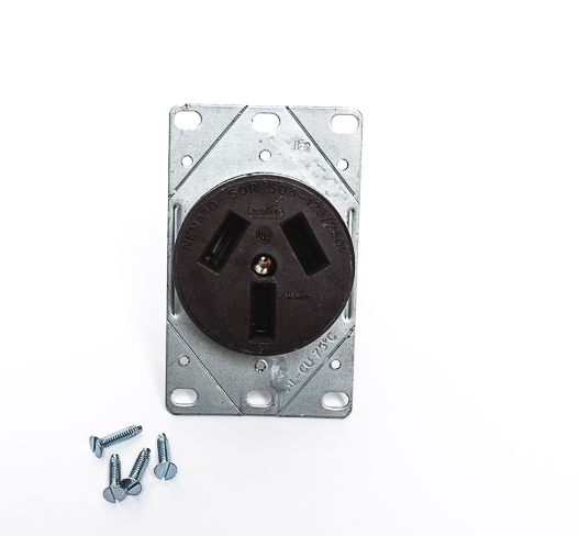 Dupage Flush 3 Wire Range Receptacle-0