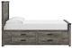 Signature Design by Ashley® Frandern Black/Gray Youth Full Storage Panel Bed-3