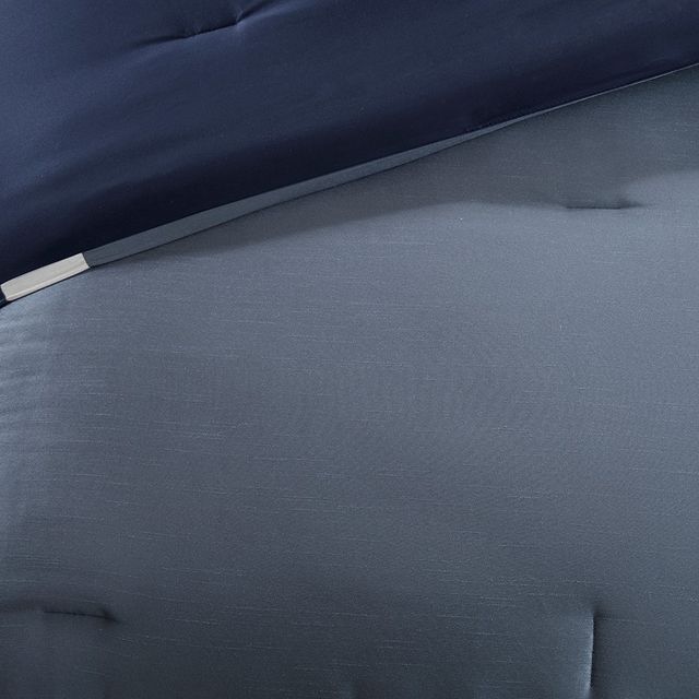 Olliix by Madison Park Genevieve 7 Piece Navy King Comforter Set-3